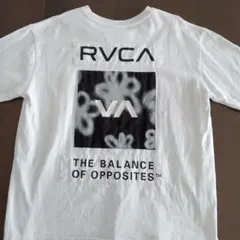 RVCA ホワイト Tシャツ バックプリント