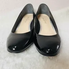 JILL STUART エナメルパンプス 黒 23cm ビジューのサムネイル