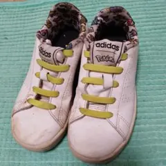 adidas ポケモン スニーカー ホワイト/イエロー17.0