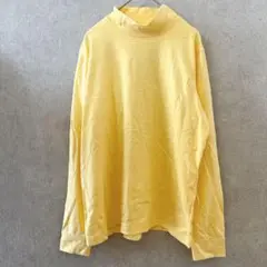 エルエルビーン カットソー ハイネック 無地 L 黄色 長袖 上品 カジュアルのサムネイル