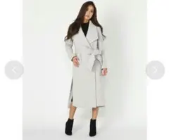 新品未使用タグ付きリエンダロングスリットBigカラーコート