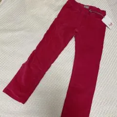 イルグッフォ　赤 コーデュロイ 長ズボン 6A 114センチ　新品