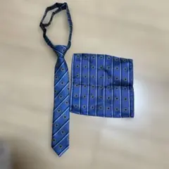 子供用ネクタイ　ブルー系