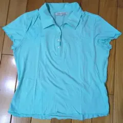 LAURA ASHLEY パステルブルー フレンチシャツ M