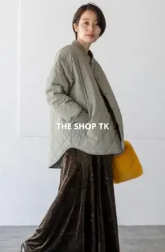 THE SHOP TK【蓄熱保温/軽い】中綿キルトMA-1 新品
