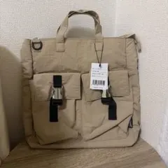 未使用品 Né-net 3WAY ショルダーバッグ リュック トート カーキ 