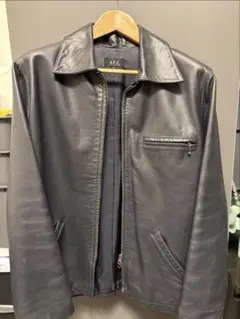 フランス製A.P.C. ヴィンテージ レザージャケット Mサイズ　古着