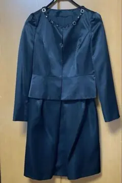 【ANAYI】アナイ　セットアップ　セレモニースーツ　サテン 黒 Ｍ