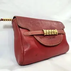 極美品 LOEWE ロエベ レザーポーチ　ベラスケス LOEWE(ロエベ) ベラスケスバイカラーレザーショルダーバッグ