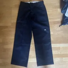 00s Dickies ダブルニー ワークパンツ ブラックのサムネイル