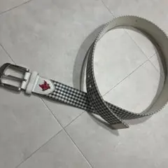 パーリーゲイツ チェック柄 ベルト