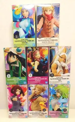 ヒロアカ　お茶子・ヒミコ・透・ミルコ・梅雨・明・ねじれ　フィギュア8体セット