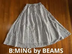 B:MING LIFE STORE by BEAMS ギンガムチェック スカートのサムネイル