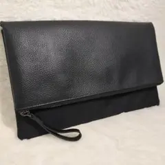 【早い者勝ち!!】コーデュラ(CORDURA) ☆ クラッチバッグ ブラック 黒