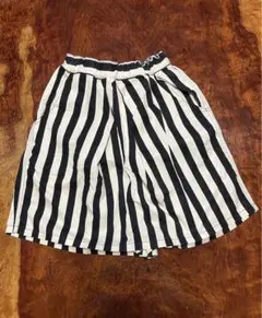 ストライプ ハーフパンツ レディース キッズ 綿100%