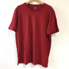 ソノマ 半袖Tシャツ クルーネック 無地 M 赤 綿 ポリエステル カジュアルのサムネイル
