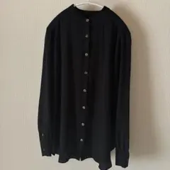 UNTITLED ノーカラーシャツ XS 黒