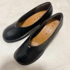 MENUE ブラック パンプス