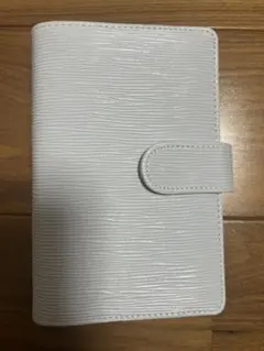 美品】キングダムハーツ システム手帳カバー ホワイト モノグラム