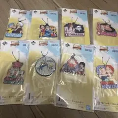 ワンピース　一番くじ　I賞 ラバーキーホルダー　フルコンプ　8個セット