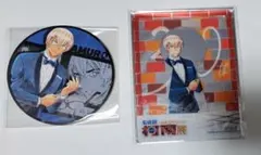 名探偵コナン 中国 コナン展 特典コースター クリアカード 降谷/安室