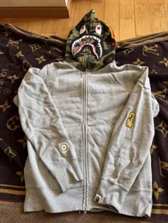 A Bathing Ape 迷彩フード ジップアップパーカー S