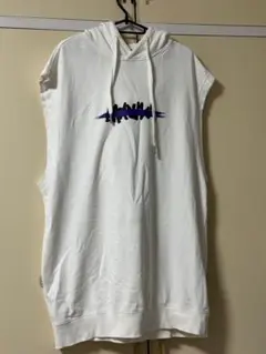 MISHKA ノースリーブ パーカー ホワイト