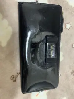ポールスミス エナメルリボン長財布
