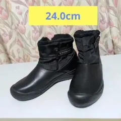 全方向画像　le coq sportif ルコックスポルティフ スノーブーツ 黒