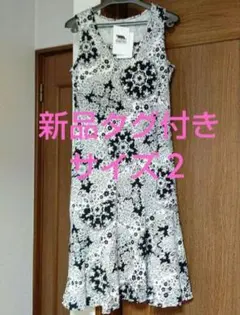 新品未使用タグ付き【SPORTIFF】ノースリーブストレッチワンピース▪サイズ２