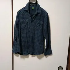 ユニクロ古着 ネルシャツ ミディアムサイズ