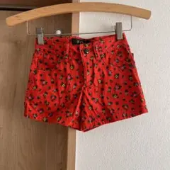 fith  110cm   コーデュロイ　花柄 ショートパンツ