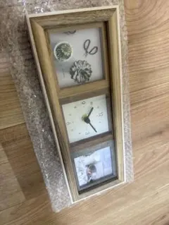 ナチュラルウッド調 時計