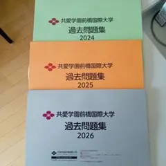 前橋国際大学 赤本 [最新3年分の過去問]