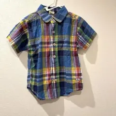BACK NUMBER KIDS チェック柄シャツ110センチ
