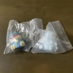 ポケモン　1 2の・・・ポカン！　ソフビマスコット　ヌオー　ゴンベ　2点のサムネイル