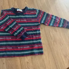 MEN'S CLUB MINI ボーダー 長袖カットソー 100cm