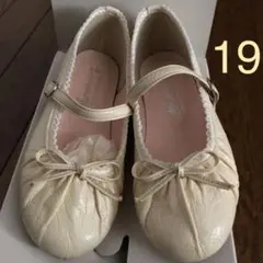 子ども　女の子用　フォーマルシューズ　19.0cm