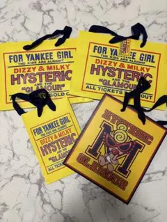 HYSTERIC GLAMOUR ショッピングバッグ 4枚セット
