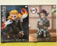 鬼滅の刃　ぬーどるストッパー　フィギュア　煉獄杏寿郎　竈門炭治郎