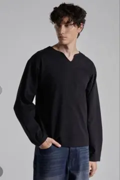confect ドライコットン 天竺 キーネック 長袖Tシャツ - メルカリ