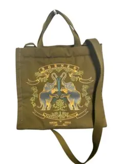 美品　ハンティングワールド　ボルネオチャリティー 2WAYバッグ　ハンドバッグ