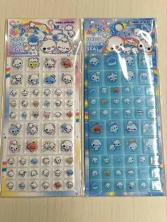 ぷくぷくあわわちゃん タイルシール ドロップブロックシール 2点セット