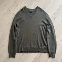 Polo Jeans Company Vネックニット カーキ Mのサムネイル