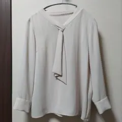 ボウタイブラウス長袖