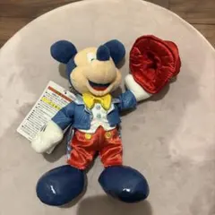 ミッキーマウス　2022年バースデー　ぬいぐるみバッジ