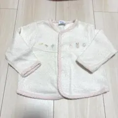 Babygro ホワイト カーディガン 70~85 familiar