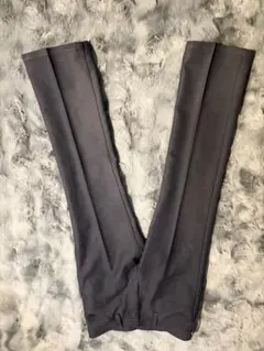 ストレッチ素材 スリムフィット スラックス ダークグレー