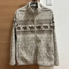 UNIQLO フリースジャケット 160サイズ クマ柄