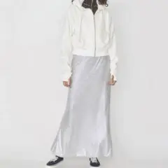 Sea Room lynn グリッタマーメイドスカート シルバー